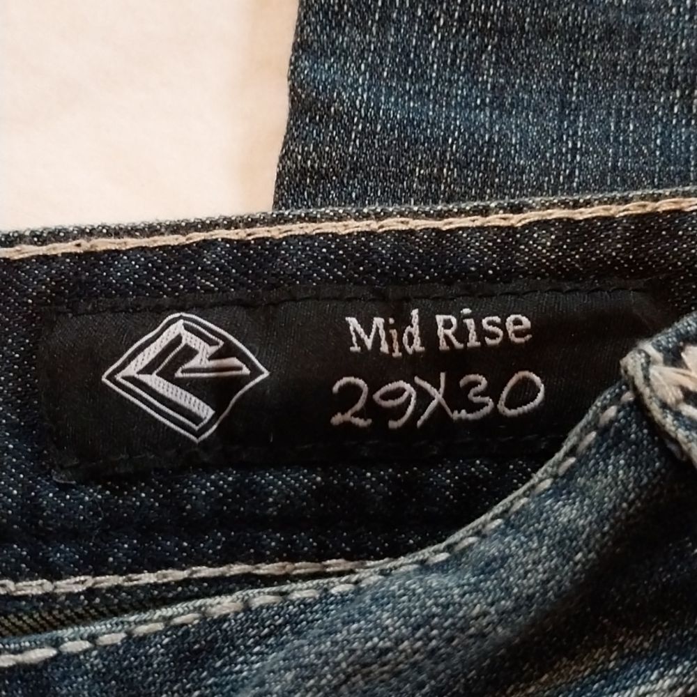 ROCK & Roll Cowgirl mid-rise boot cut NWT jeans size 29/30 - Picture 5 of 11